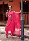 Sanskriti By Wooglee Heavy Rayon Kurti With Bottom Dupatta

